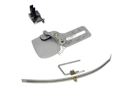 F234-DNC 單針埋夾落樸蝴蝶 — 雙針鎖鏈底車用