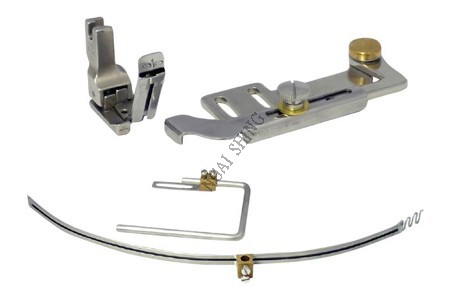 F415 上領落織帶蝴蝶（單針平車）