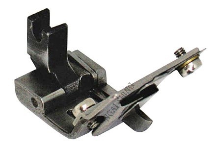 P745-DNC 右傍雙針關(guān)刀落貼壓腳(蝴蝶用) 